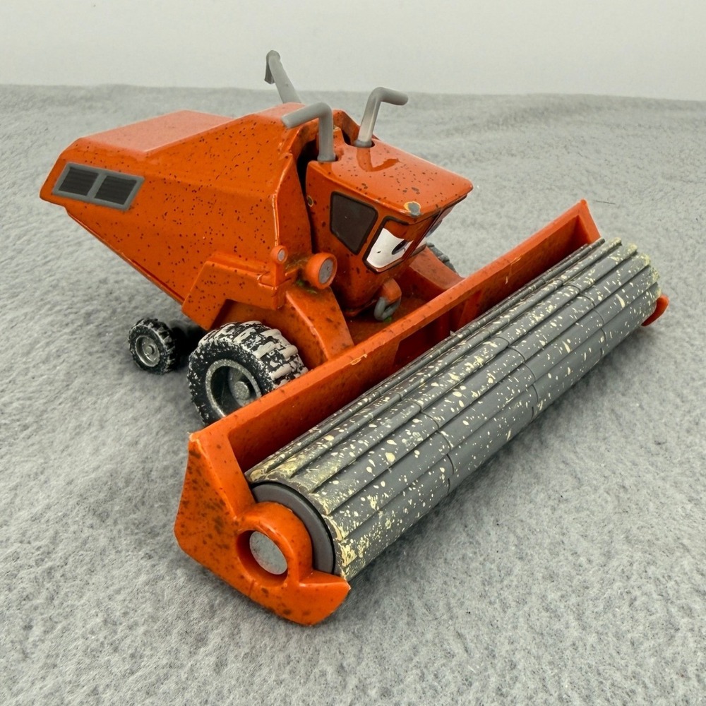 Disney Pixar Cars Frank the Combine Harvester Mattel Die-Cast Toy Orange CDP52